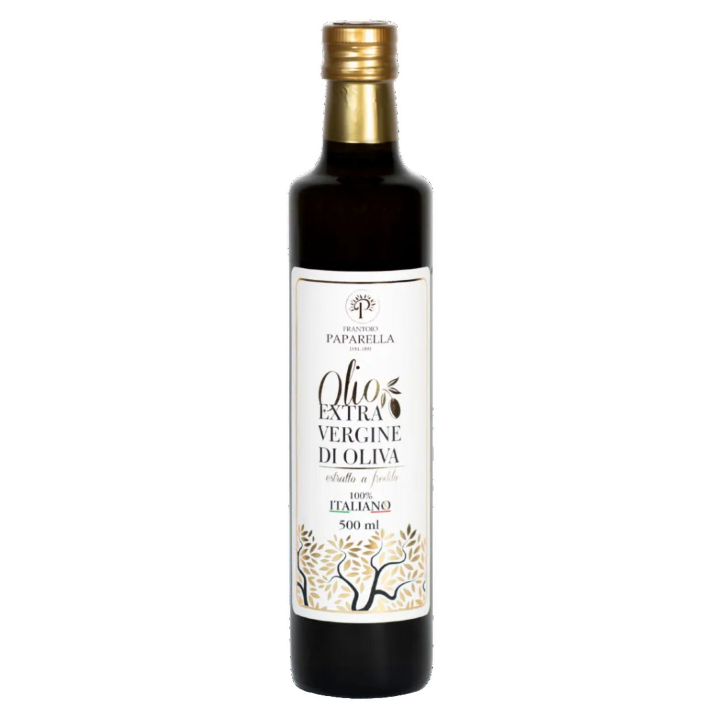 Frantoio Paparella Monocultivar Coratina Extra Virgin Olive Oil GLASS - Case (12)