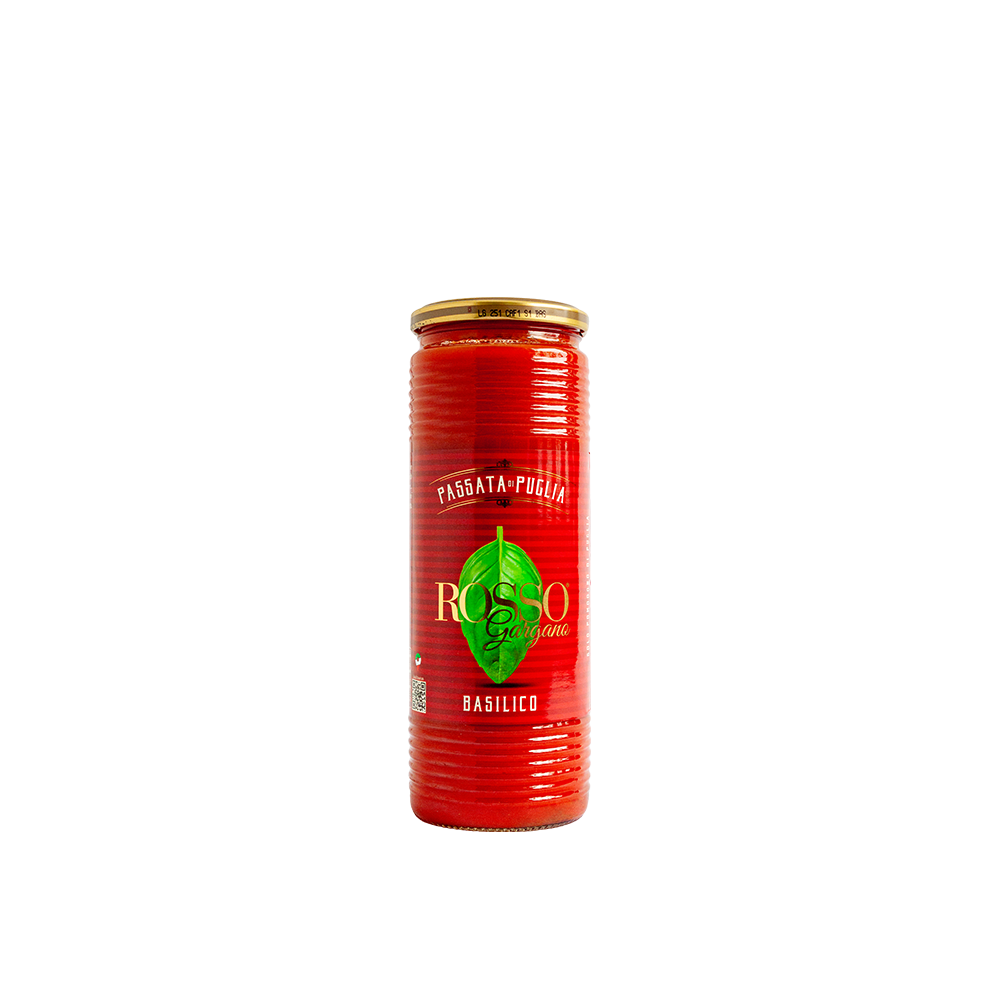 Rosso Gargano Passata di Puglia with Basil 690ml - Case (12)