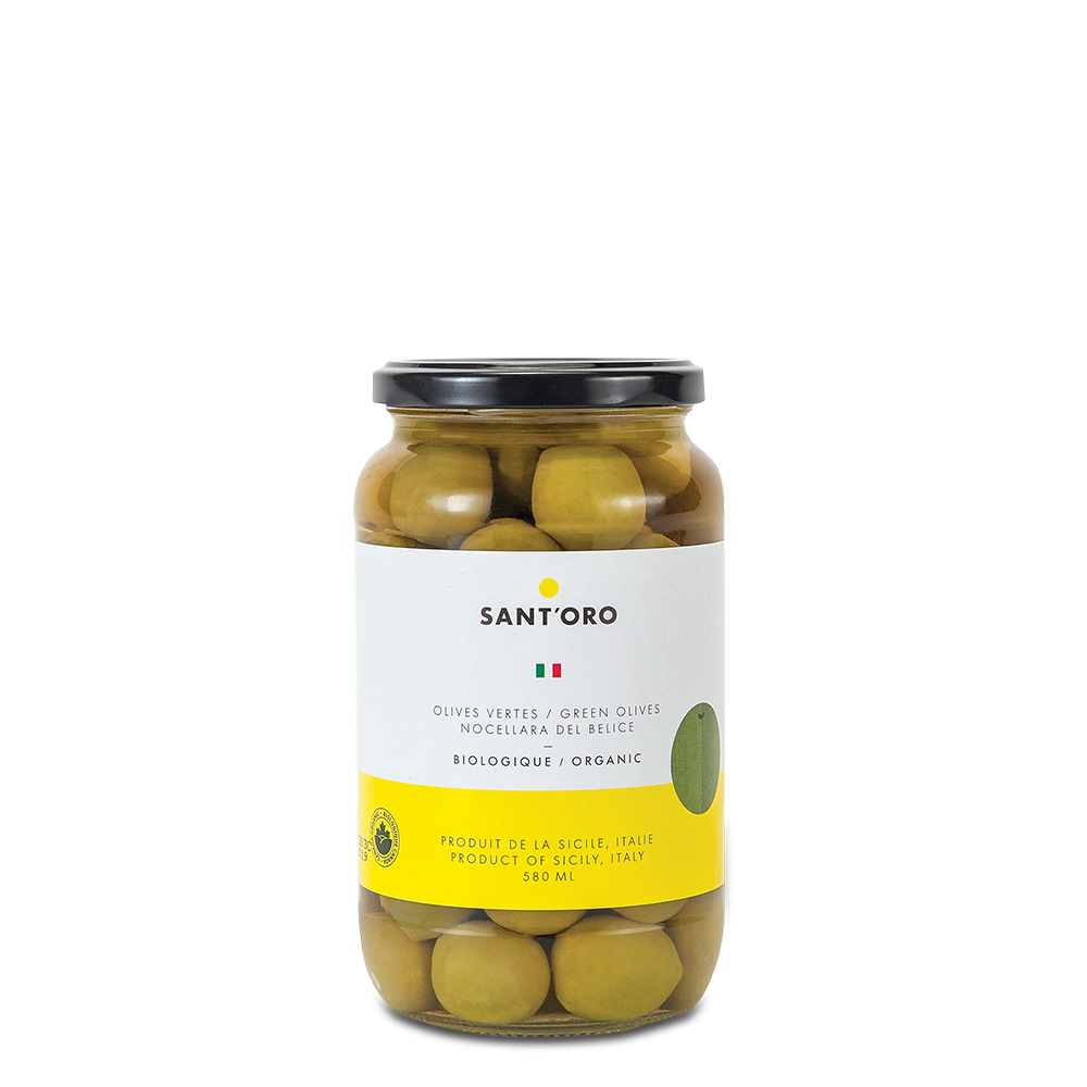 Green Olives Nocellara Organic - Case (6)